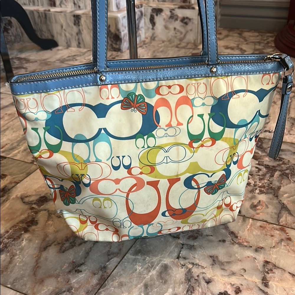 Colorful Coach Women's Tote Bag